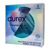 Durex Invisible Close Fit 3 vnt. prezervatyvų dėžutė