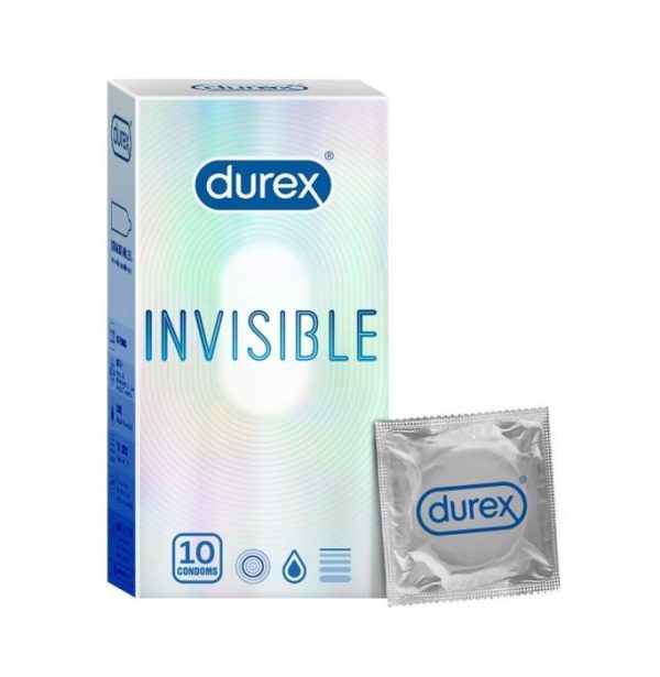 Durex Invisible 10 vnt. prezervatyvai durex invisible 10 vnt.