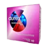 Durex Surprise Me 40 vnt. prezervatyvai 4 Durex Surprise Me 40 vnt. prezervatyvų dėžutė