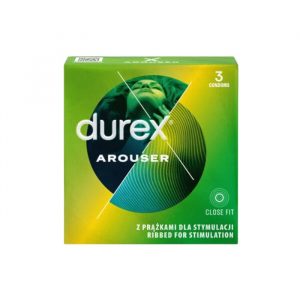 Durex Arouser 3 vnt. prezervatyvai Durex Arouser 3 vnt. prezervatyvų dėžutė