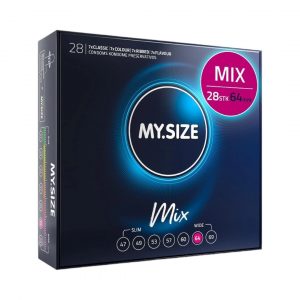 My.Size PRO Mix 64 mm 28 vnt. my.size pro prezervatyvai My.Size Mix 64 mm 28 vnt. prezervatyvų