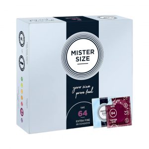 Mister Size 64 mm 36 vnt. prezervatyvai Mister Size 64 mm 36 vnt. prezervatyvai