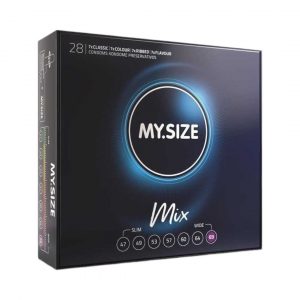 My.Size PRO Mix 69 mm 28 vnt. my.size pro prezervatyvai My.Size Mix 69 mm 28 vnt. prezervatyvų
