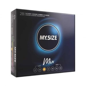 My.Size PRO Mix 53 mm 28 vnt. my.size pro prezervatyvai My.Size Mix 53 mm 28 vnt. prezervatyvų