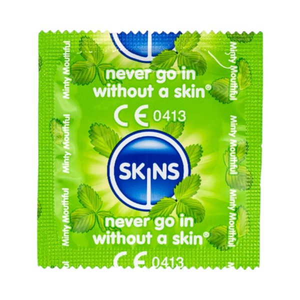 Skins Mint prezervatyvai Skins Mint prezervatyvai