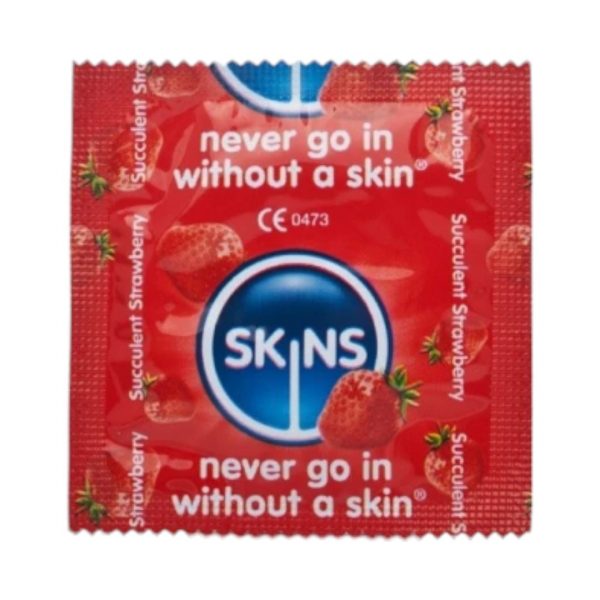 Skins Strawberry prezervatyvai Skins Strawberry prezervatyvai