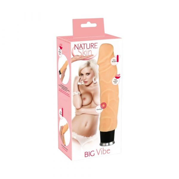 Nature Skin Big Vibe tikroviški vibratoriai 1 Nature Skin Big Vibe vibratorius