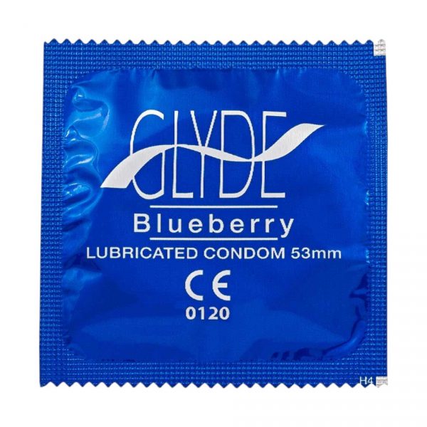 Glyde Blueberry prezervatyvai 2 Glyde Blueberry prezervatyvas