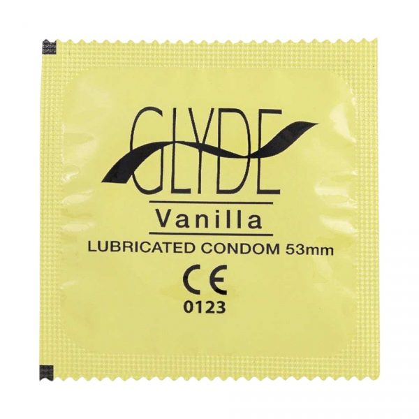 Glyde Vanilla prezervatyvai 2 Glyde Vanilla prezervatyvas