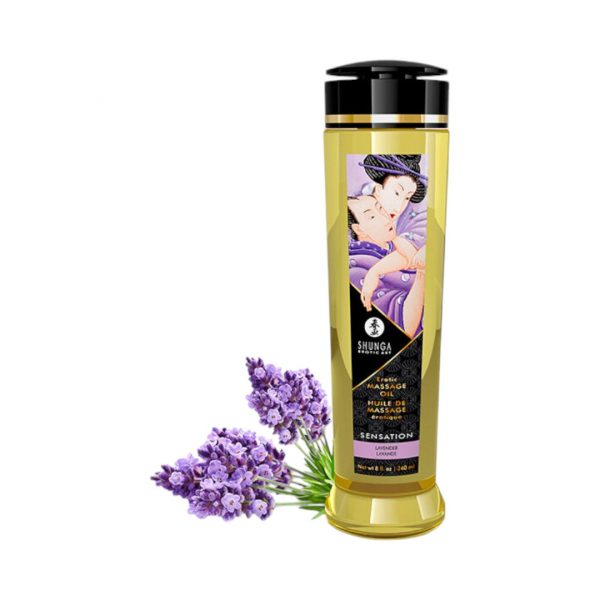 Shunga Shunga Massage Oil Sensation masažo priemonė Shunga Massage Oil Sensation masažo aliejus