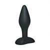 Black Velvets Silicone Butt Plug Small analiniam stimuliavimui