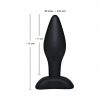 Black Velvets Silicone Butt Plug Small