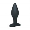 Black Velvets Silicone Butt Plug Large analiniam stimuliavimui