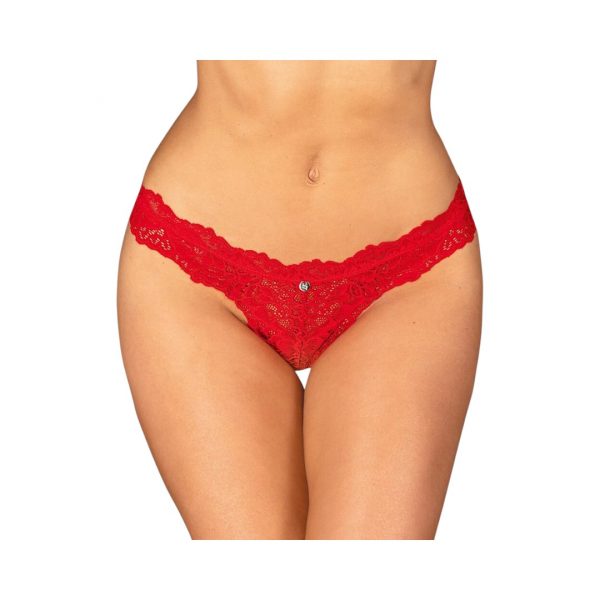 Obsessive Obsessive Amor Cherris Red Thong apatinis trikotažas 1 Obsessive Amor Cherris Thong kelnaitės