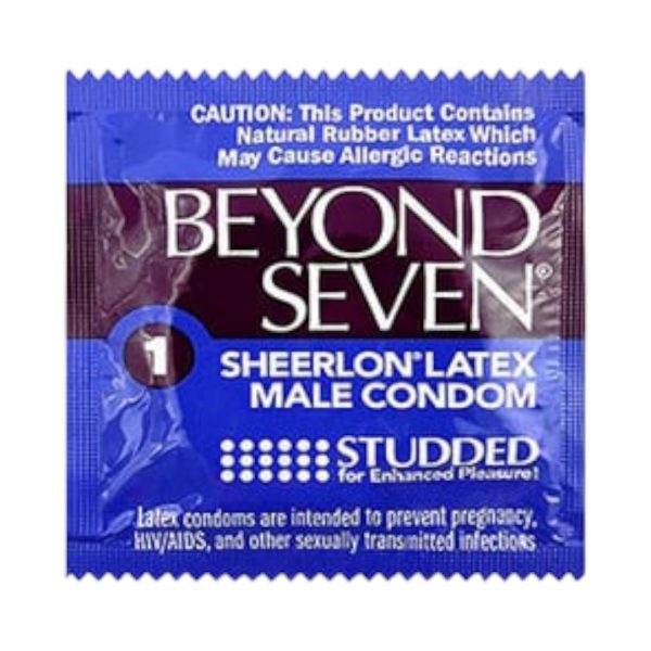 Beyond Seven Studded prezervatyvai Beyond Seven Studded prezervatyvai