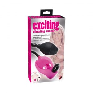 You2Toys EXCITING vibrating sucker penio, Vaginos pompos 1 EXCITING vibrating sucker vaginos pompa