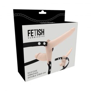 Fetish Submissive Double Strap-On strap on 2 Fetish Submissive Double Strap-On dvigubas dildo su diržais