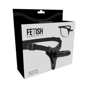 Fetish Submissive Silicone Strap-On strap on 2 Fetish Submissive Silicone Strap-On black strap-on dildo su diržais