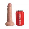 King Cock Elite vibrating + Dual Density Silicone Cock 6 tikroviškas didlo