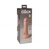 King Cock Elite vibrating + Dual Density Silicone Cock 6 dildo