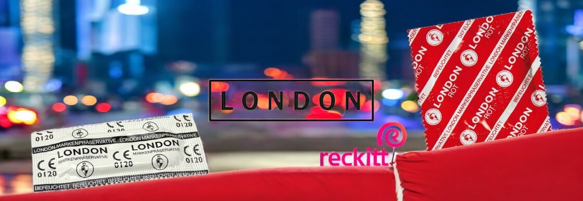 London Extra Gross prezervatyvai London condoms prekės ženklo puslapio iliustracija
