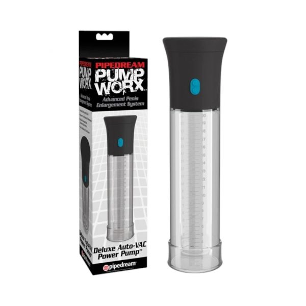 Pump Worx Deluxe Auto-Vac penio, Vaginos pompos 1 Pump Worx Deluxe Auto-Vac penio pompa