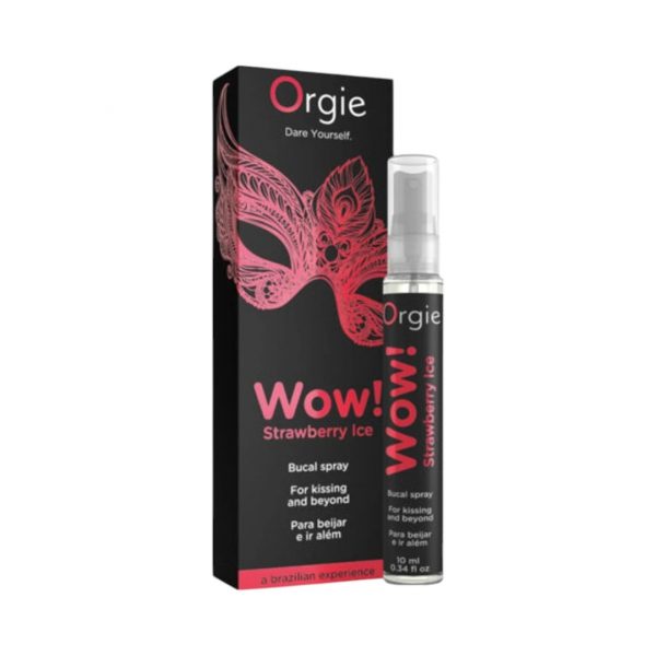 Orgie Wow Strawberry Ice kita Orgie WOW Strawberry Ice oralinis purškalas
