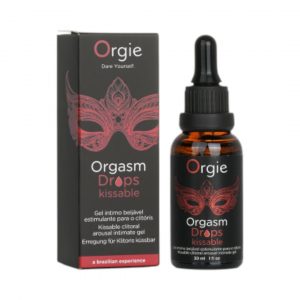Orgie Orgasm Drops Kissable afrodiziakas Orgie Orgasm Drops Kissable stimuluojantis gelis