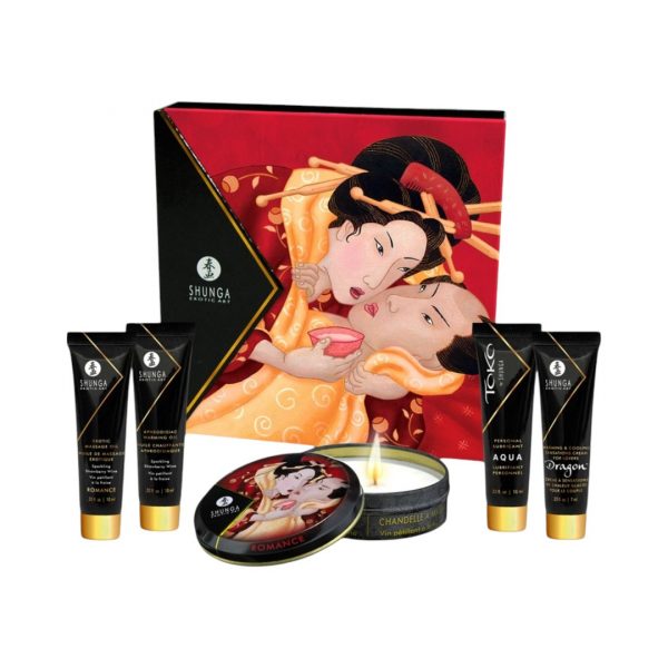 Shunga Geisha Sparkling Srawberry Wine kita 1 Shunga Geisha Sparkling Srawberry Wine 5 dalių rinkinys