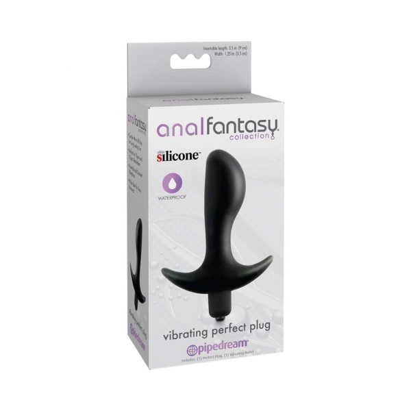 Anal fantasy Vibrating Perfect Plug analinis žaislas 1 Anal Fantasy Vibrating Perfect Plug analinis kaištis