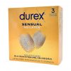 Durex Sensual No Latex 3 vnt. prezervatyvų dėžutė