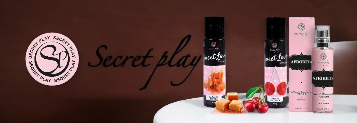 Secret Play Caramel Toffee lubrikantas Secret Play prekės ženklo puslapio iliustracija