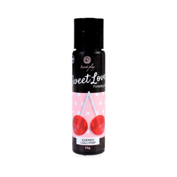 Secret Play Cherry Lollipop lubrikantas Secret Play Cherry Lollipop gelis