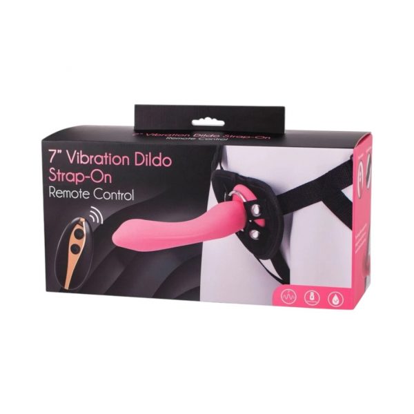 Seven Cretions 7” Vibration Dildo Strap-On strap on 1 Seven Cretions 7'' Vibration Dildo Strap-On dildo su diržais