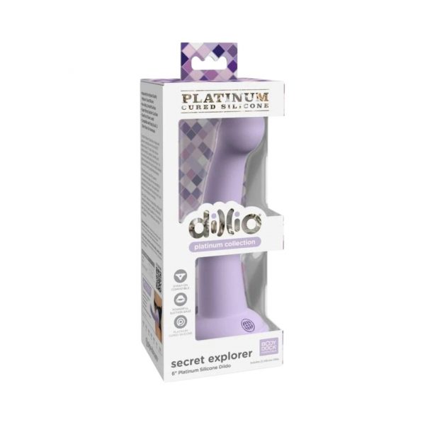 Platinum Dillio Secret Explorer g taško falo imitatoriai 1 Platinum Dillio Secret Explorer dildo