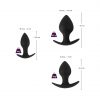 Black Velvets 3 Piece Anal Trainer Set analiniai kaiščiai 1