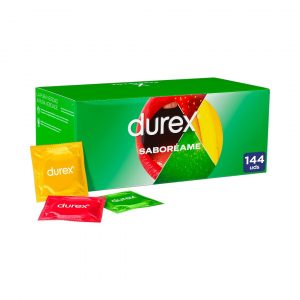 Durex Select Flavours 144 vnt. prezervatyvai Durex Select Flavours 144 vnt. prezervatyvų dėžutė