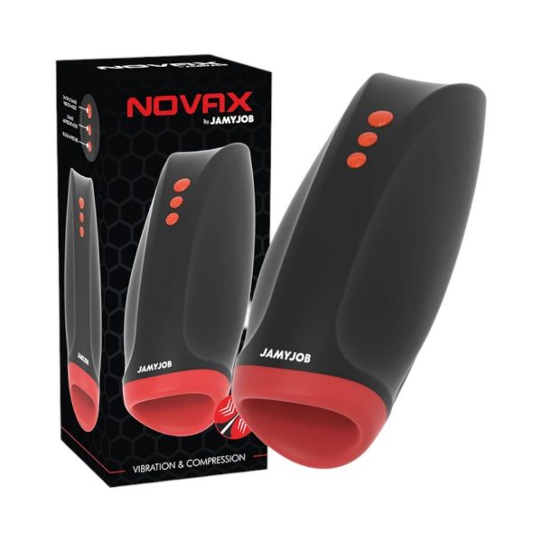 Jamyjob Novax Vibration Conmpression oraliniai masturbatoriai 1 Jamyjob Novax Vibration Conmpression vyriskas masturbatorius
