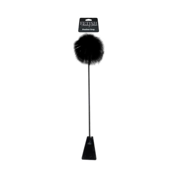 Fetish Fantasy Black Feather Crop bdsm & fetish fetish fantasy feather crop plunksnele stekas