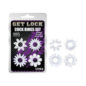 GK Power Cock Rings Set penio žiedas 1 GK Power Cock Rings Set penio žiedai