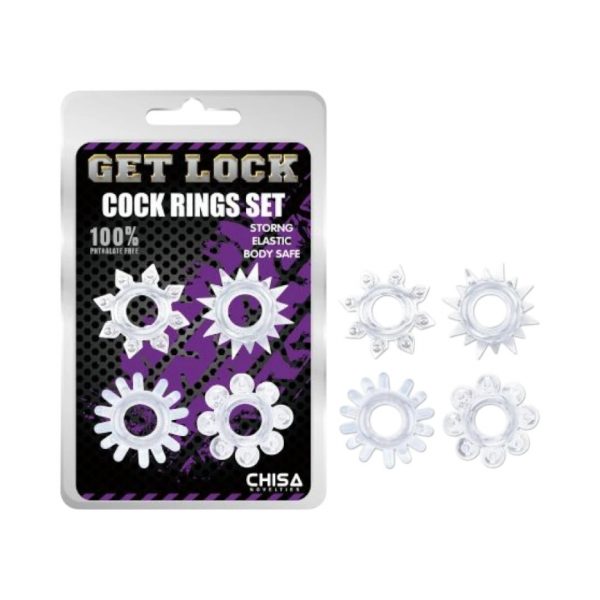 GK Power Cock Rings Set penio žiedas 1 GK Power Cock Rings Set penio žiedai