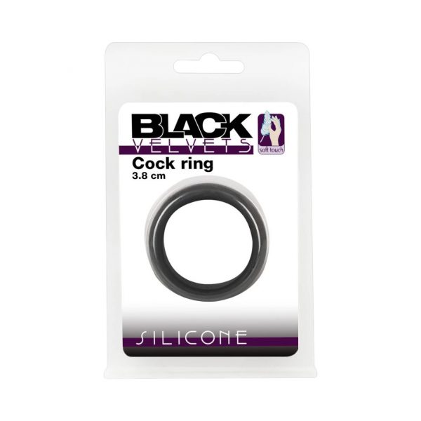 Black Velvets Cock Ring 3,8 cm penio žiedas 1 Black Velvets Cock Ring 3,8 cm penio žiedas