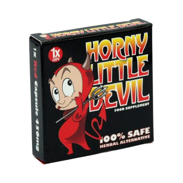 Horny Little Devil 1 vnt. afrodiziakas Horny Little Devil 1 vnt. maisto papildas