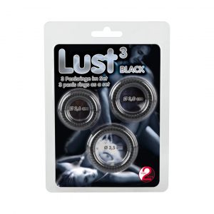 You2Toys Lust Cock Ring Trio penio žiedas 1 Lust Cock Ring Trio penio žiedai