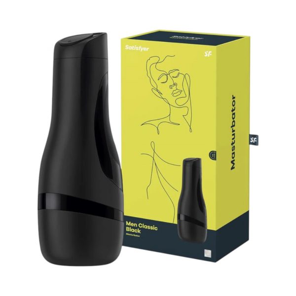 Satisfyer Satisfyer Men Classic Black masturbatorius 1 Satisfyer Men Classic Black sekso žaisliukas