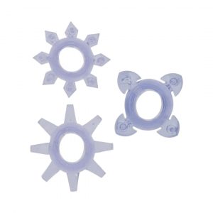 Toyjoy Tickle C-Rings penio žiedas 3 ToyJoy Tickle C-Rings penio žiedai