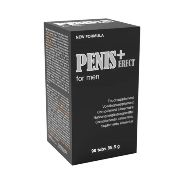 Cobeco Pharma Penis + Erect 90 kaps. afrodiziakas Penis + Erect 90 kaps. masto papildas