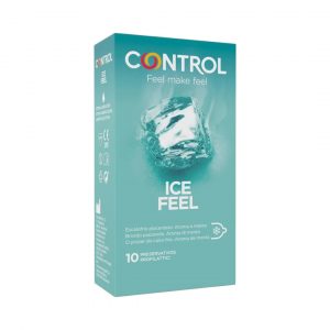 Control Ice Feel 10 vnt. Šaldantys prezervatyvai Control Ice Feel 10 vnt. šaldantys prezervatyvai