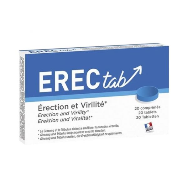 Erectab 20 tabs. afrodiziakas Erectab 20 tabs. maisto papildas