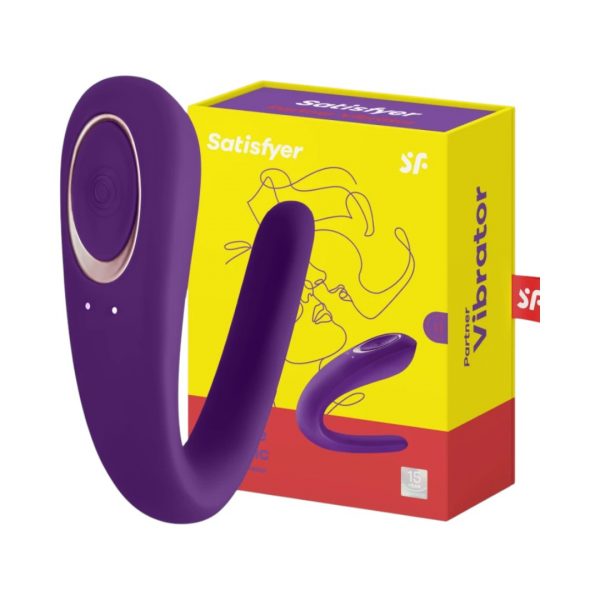 Satisfyer Double Classic vibratorius 3 Satisfyer Double Classic porų vibratorius
